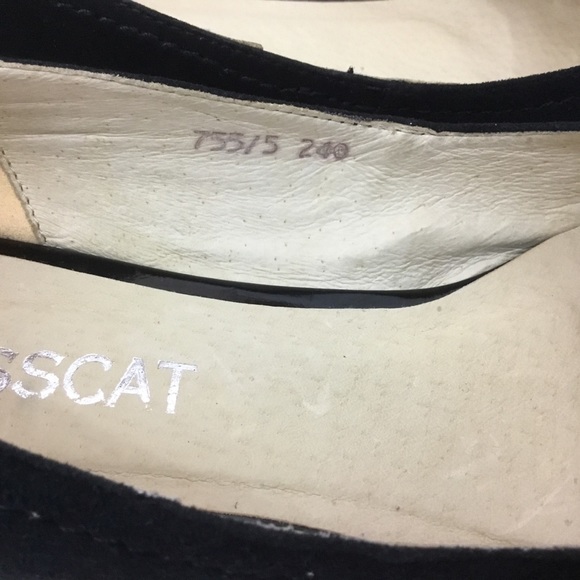 Kisscat Black Suede Low Heels, size: 240/7 - Picture 8 of 8